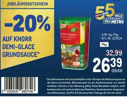 Metro Knorr Demi-Glace Grundsauc Angebot