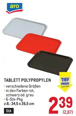 Metro Tablett Polypropylen Angebot