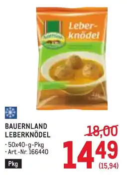 Metro Bauernland Leberknödel Angebot