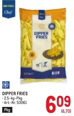 Metro Dipper Fries Angebot