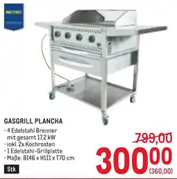 Metro Gasgrill Plancha Angebot