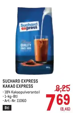 Metro Suchard Express Kakao Express Angebot