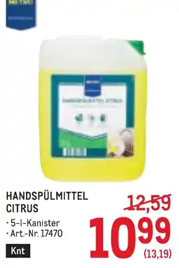 Metro Handspülmittel Citrus Angebot