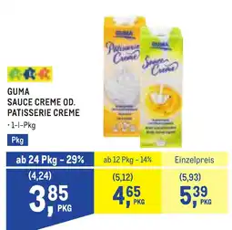 Metro GUMA SAUCE CREME OD. PATISSERIE CREME Angebot
