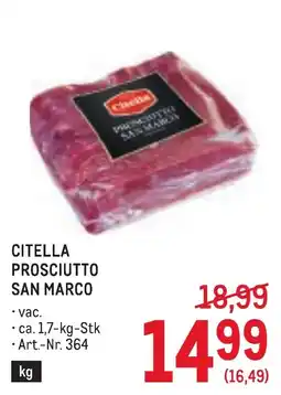 Metro Citella Prosciutto San Marco Angebot