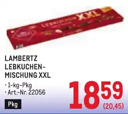 Metro Lambertz Lebkuchen-Mischung XXL Angebot