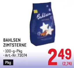 Metro Bahlsen Zimtsterne Angebot