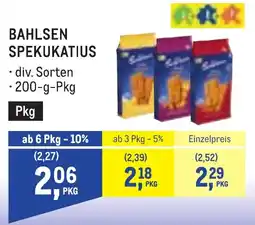 Metro Bahlsen Spekukatius Angebot