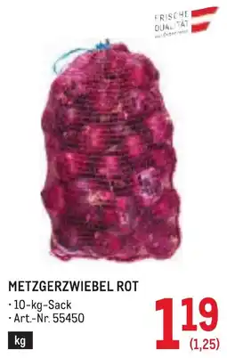 Metro Metzgerzwiebel Rot Angebot