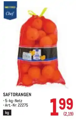 Metro Metro Chef Saftorangen Angebot