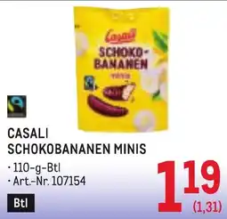 Metro Casali Schokobananen Minis Angebot