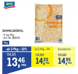 Metro aro Semmelwürfel Angebot