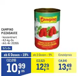 Metro Campino Pizzasauce Angebot