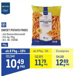 Metro Metro Chef Sweet Potato Fries Angebot