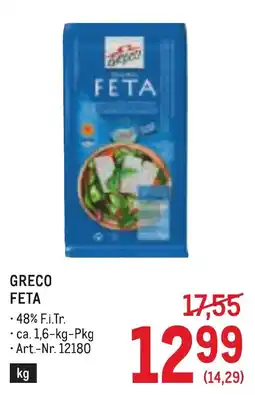 Metro Greco Feta Angebot
