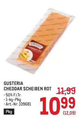 Metro Gusteria Cheddar Scheiben Rot Angebot