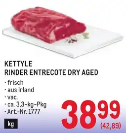 Metro Kettyle Rinder Entrecote Dry Aged Angebot