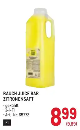 Metro Rauch Juice Bar Zitronensaft Angebot