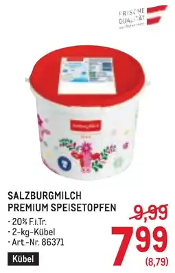 Metro Salzburgmilch Premium Speisetopfen Angebot