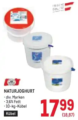 Metro Naturjoghurt Angebot