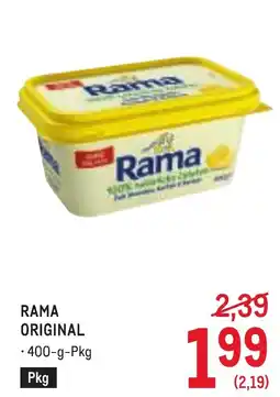 Metro Rama Original Angebot