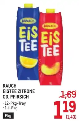 Metro Rauch Eistee Zitrone od. Pfirsich Angebot