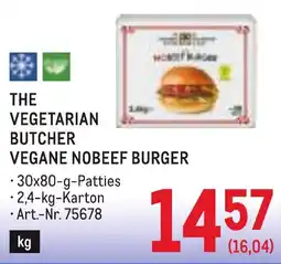 Metro The Vegetarian Butcher Vegane NoBeef Burger Angebot