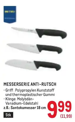 Metro Messerserie Anti-Rutsch Angebot