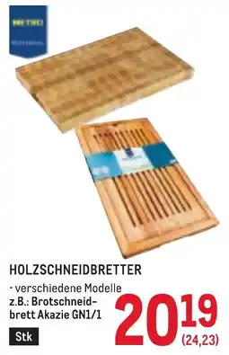 Metro Holzschneidbretter Angebot
