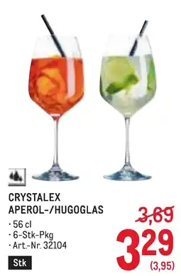 Metro Crystalex Aperol-/Hugoglas Angebot