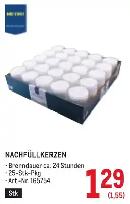 Metro Nachfüllkerzen Angebot