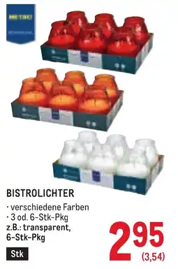 Metro Bistrolichter Angebot