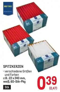 Metro Spitzkerzen Angebot