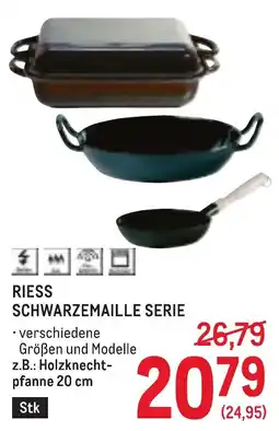 Metro Riess Schwarzemaille Serie Angebot