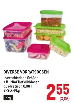 Metro Diverse Vorratsdosen Angebot