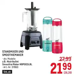 Metro Standmixer und Smoothiemaker Angebot