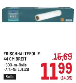 Metro Frischhaltefolie Angebot