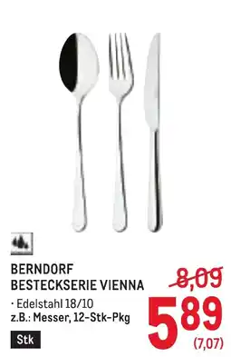 Metro Berndorf Besteckserie Vienna Angebot