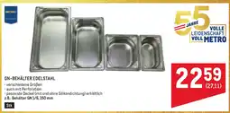 Metro GN-Behälter Edelstahl Angebot
