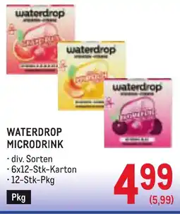 Metro Waterdrop Microdrink Angebot
