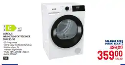 Metro Gorenje Wärmepumpentrockner DHNE83/AT Angebot