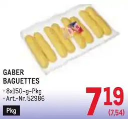 Metro Gaber Baguettes Angebot