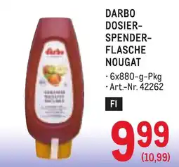 Metro Darbo Dosierspender-Flasche Nougat Angebot