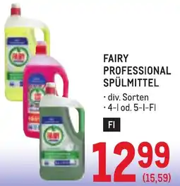 Metro Fairy Professional Spülmittel Angebot