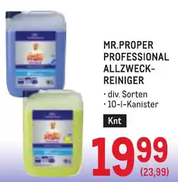 Metro Mr. Proper Professional Allzweck-Reiniger Angebot