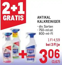 Metro Antikal Kalkreiniger Angebot