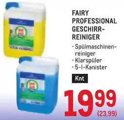 Metro Fairy Professional Geschirrreiniger Angebot