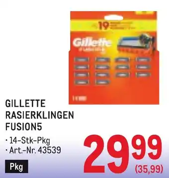 Gillette Rasierklingen Fusion5