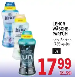 Metro Lenor Wäsche-Parfüm Angebot