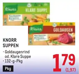 Metro Knorr Suppen Angebot